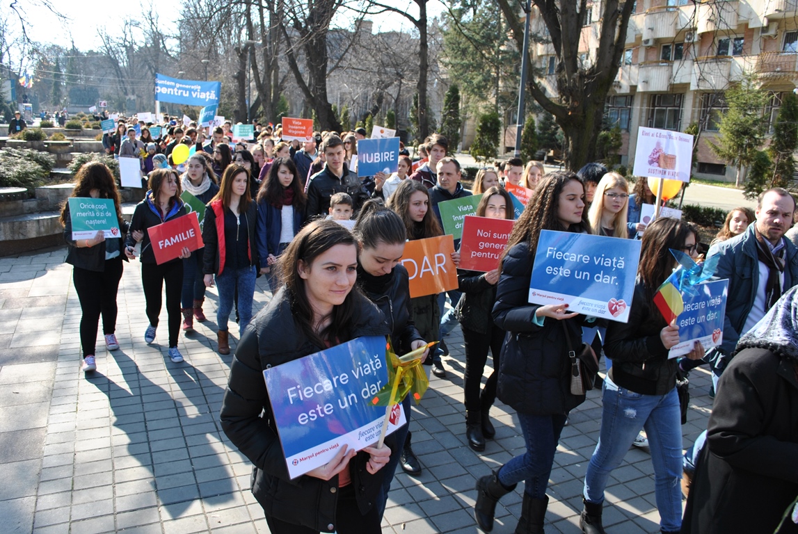 Marşul Pentru Viaţă sub cerul Botoşanilor