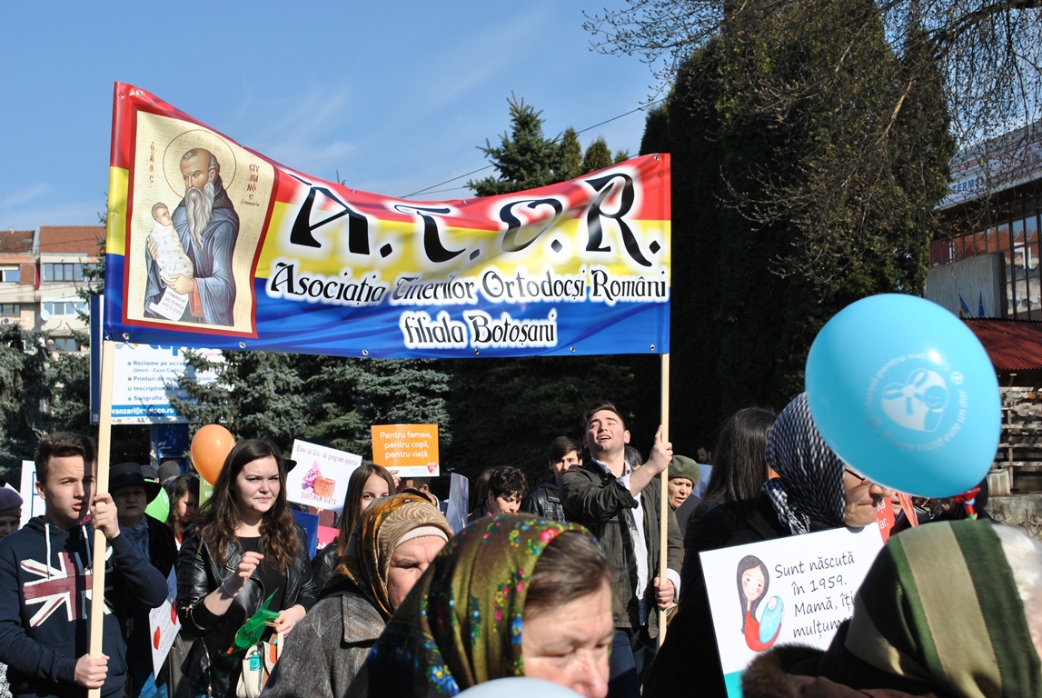 Marşul Pentru Viaţă sub cerul Botoşanilor