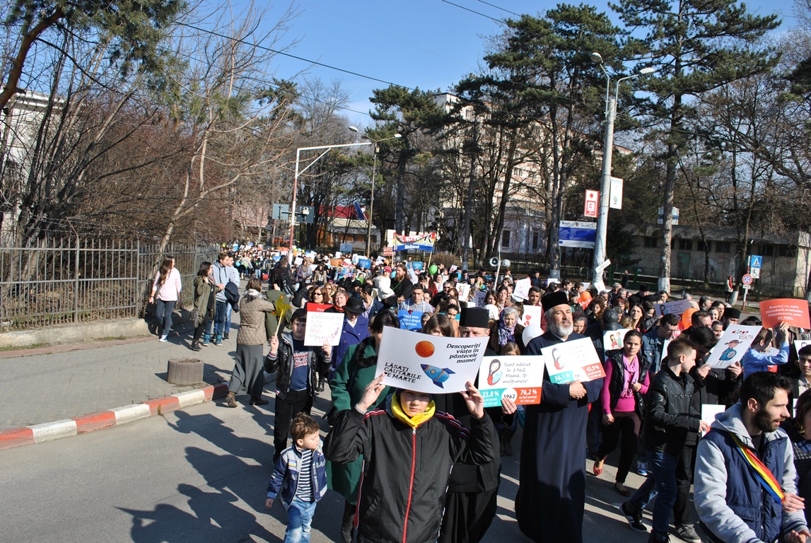 Marşul Pentru Viaţă sub cerul Botoşanilor