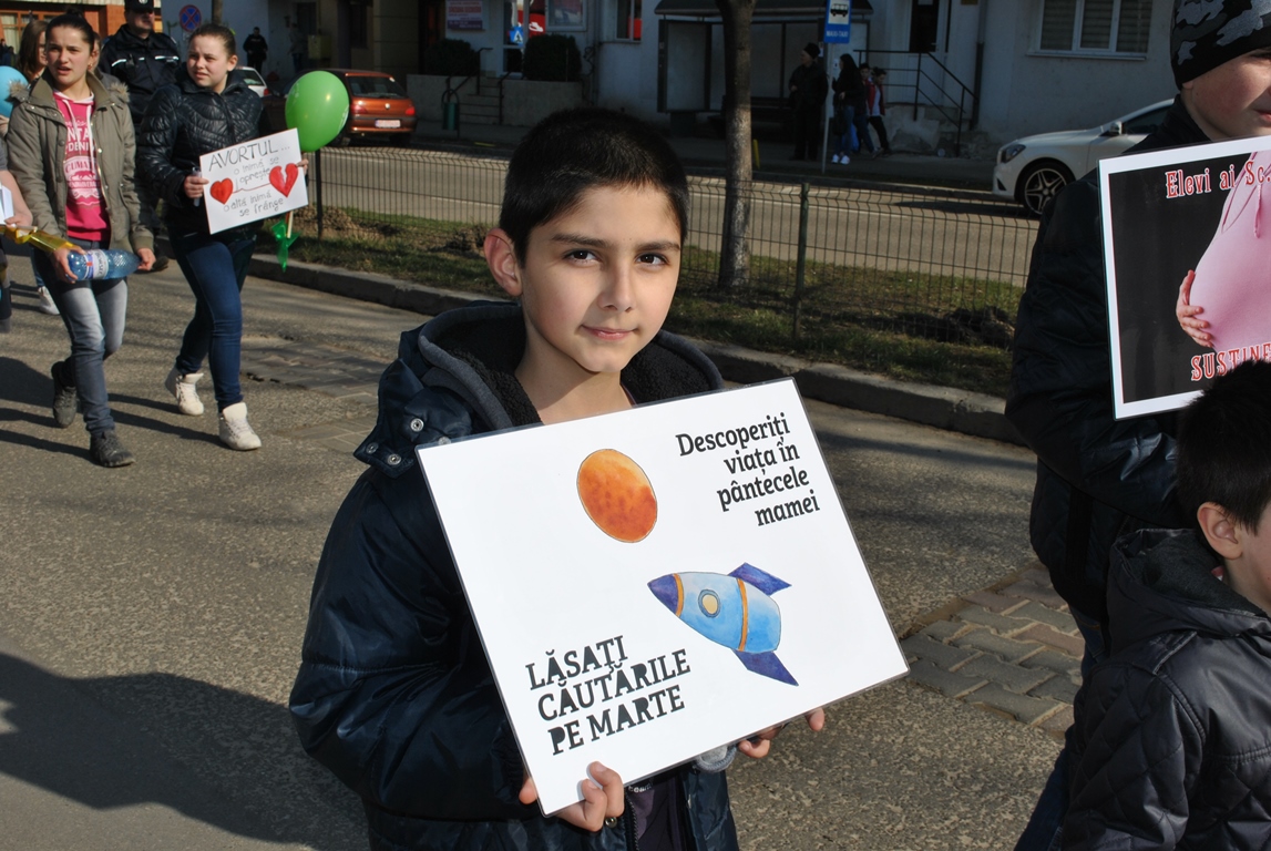 Marşul Pentru Viaţă sub cerul Botoşanilor
