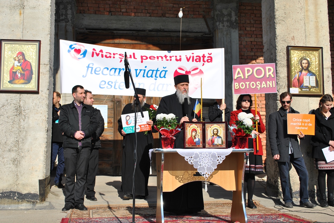 Marşul Pentru Viaţă sub cerul Botoşanilor