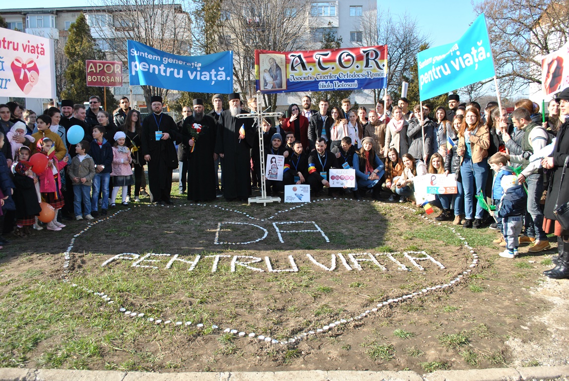 Marşul Pentru Viaţă sub cerul Botoşanilor