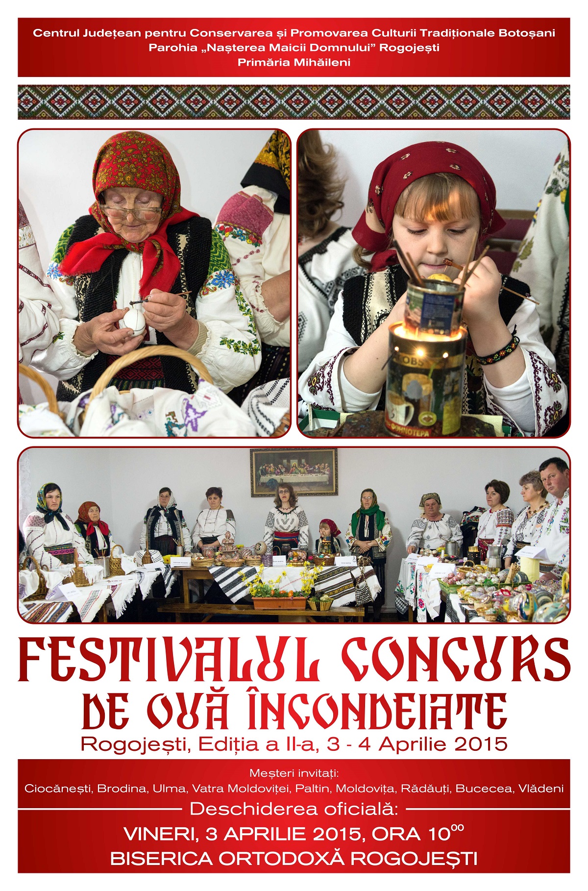 Festival de ouă încondeiate la Rogojeşti