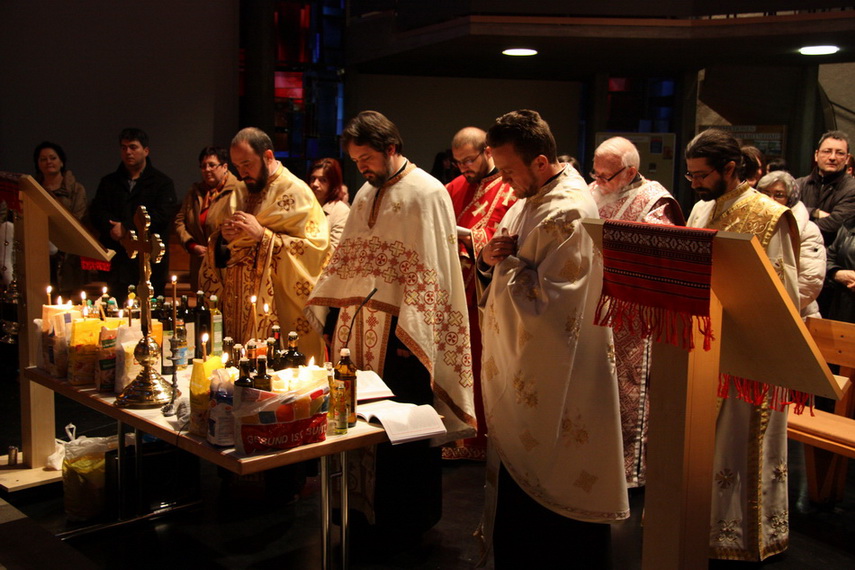 Primul Maslu de obște în parohia „Sf. Mc. Mina“ din Freiburg