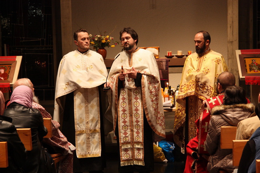 Primul Maslu de obște în parohia „Sf. Mc. Mina“ din Freiburg