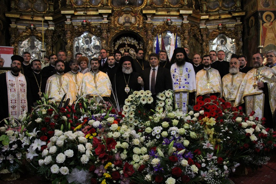 Comuniune euharistică la catedrala din Roman Comuniune euharistică la catedrala din Roman