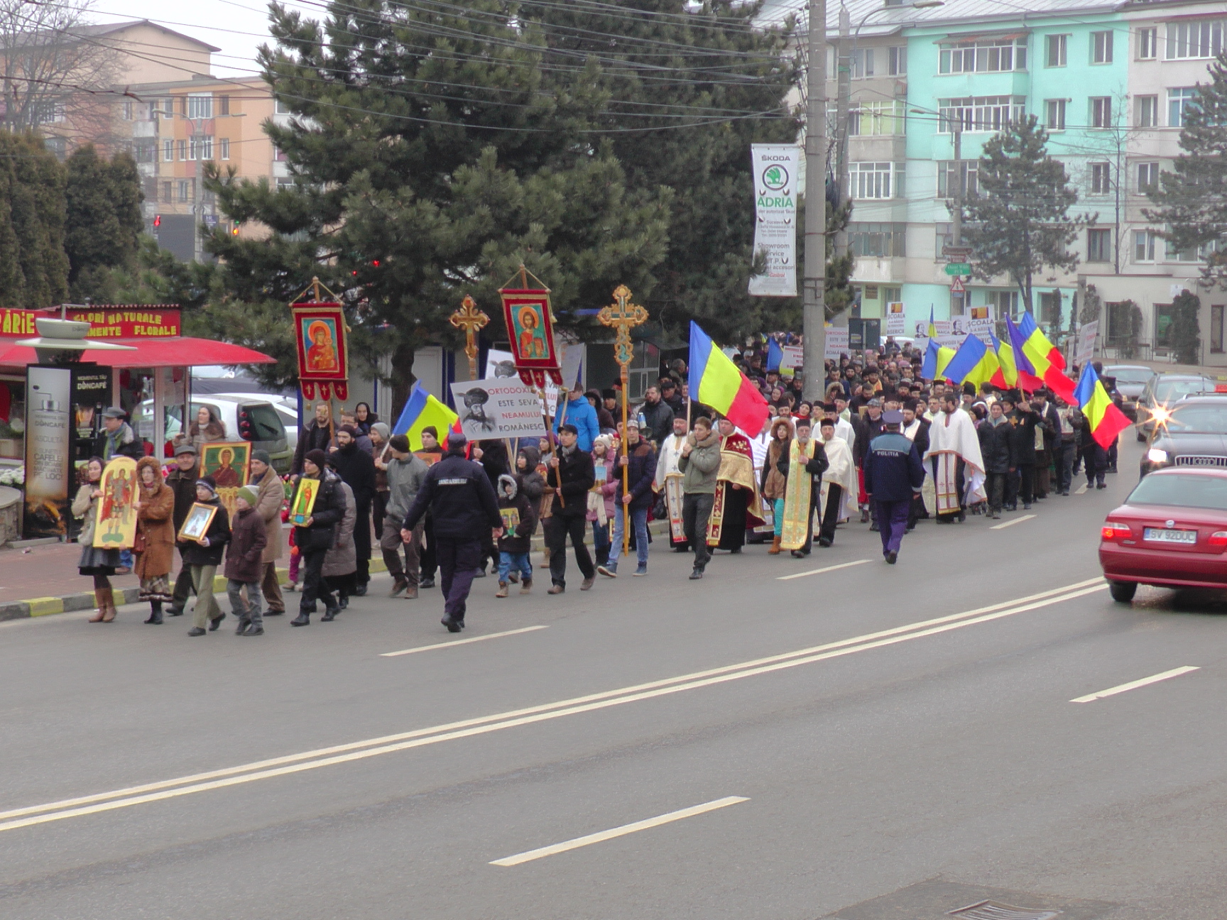 1000 de persoane, la marşul „Religia în şcoală, prioritate naţională“
