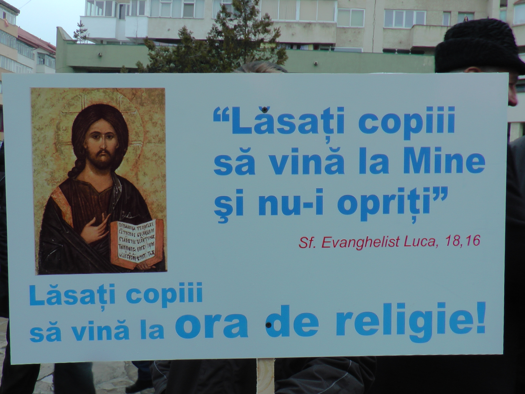 1000 de persoane, la marşul „Religia în şcoală, prioritate naţională“