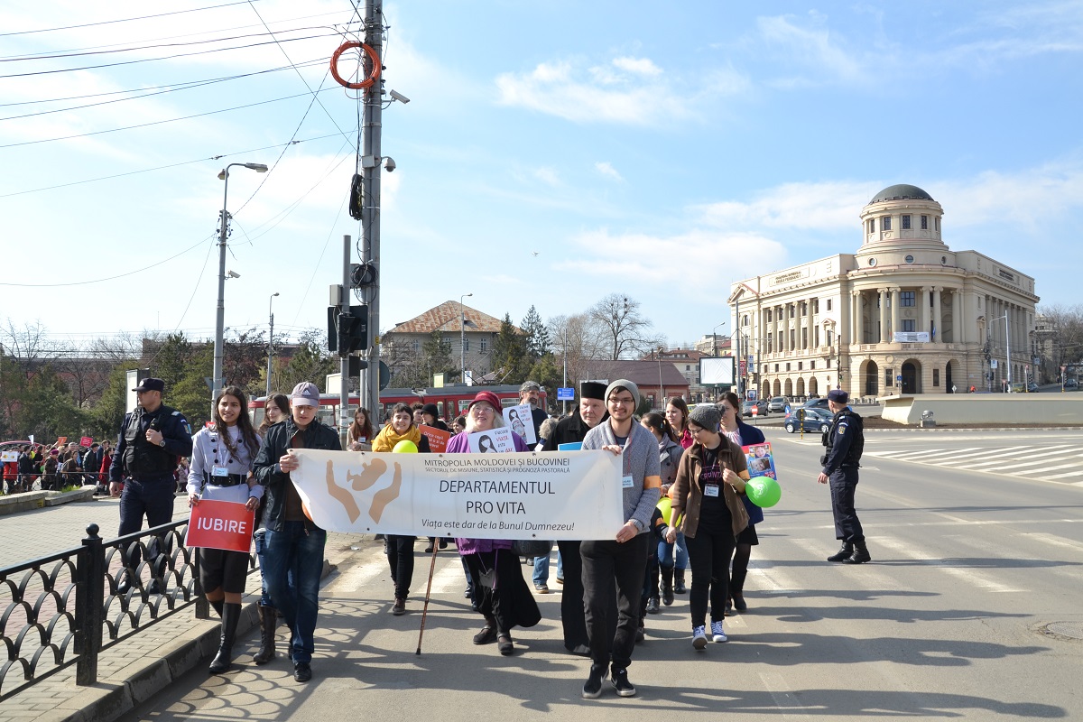 2000 de ieșeni, la Marșul pentru viață