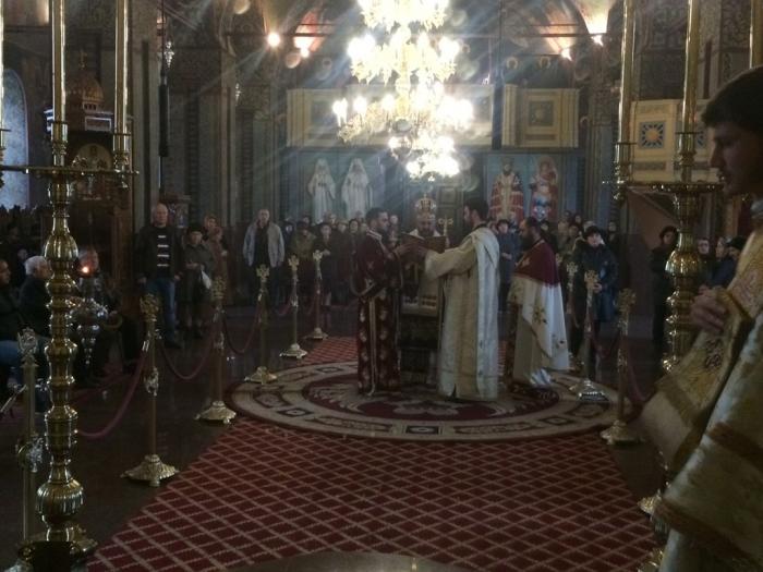 Slujire arhierească în Catedrala Episcopală din Giurgiu