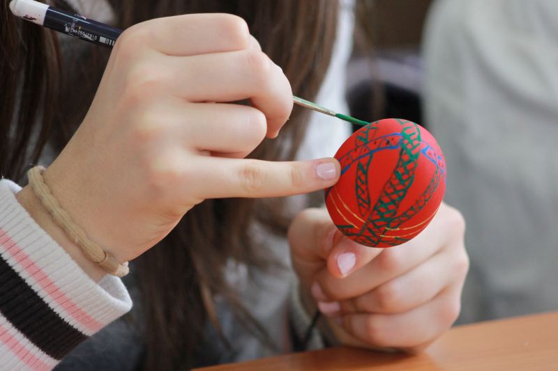 Concursul de încondeiat ouă „Bucuria Învierii” la Curtea de Argeș