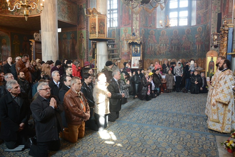 Sărbătoarea Floriilor la Biserica Bărboi din Iaşi