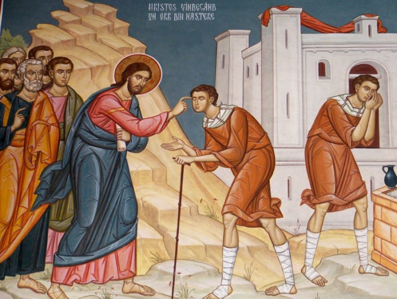 Predică la Duminica a VI-a după Paşti (a Orbului din naştere) - Despre orbirea sufletească - Pr. Ilie Cleopa