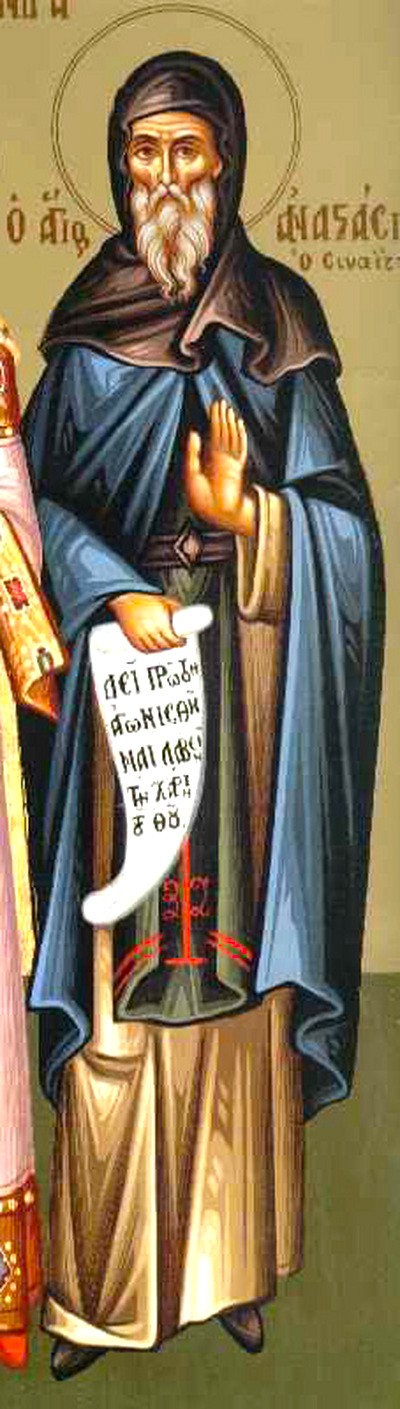 Sfântul Anastasie Sinaitul Viața Sfântului Anastasie Sinaitul