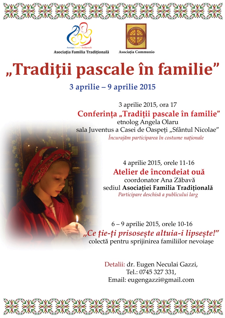 Tradiții pascale în familie