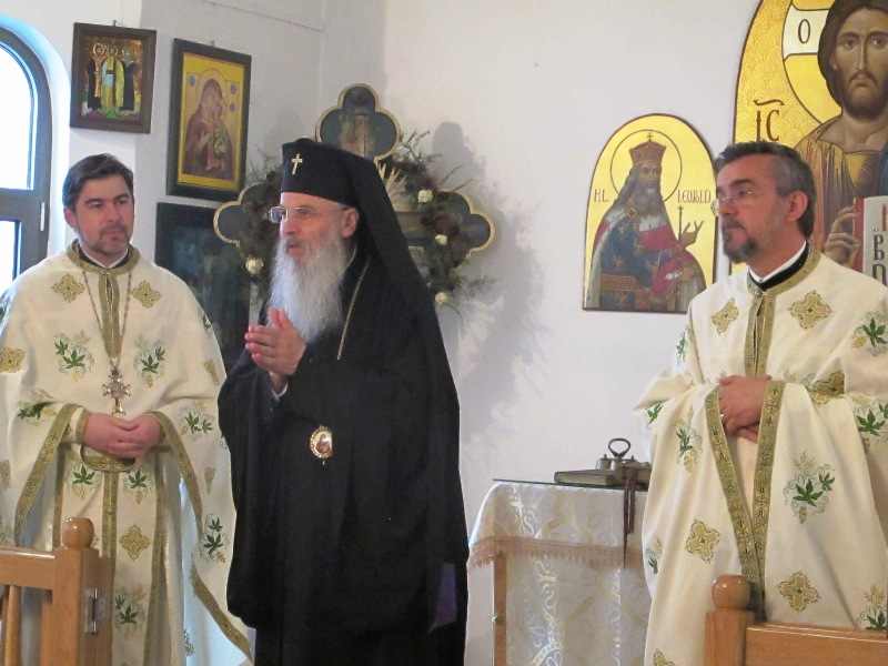 Slujire arhierească la Viena şi hirotonie întru preot pentru noua parohie din St. Pölten, Austria