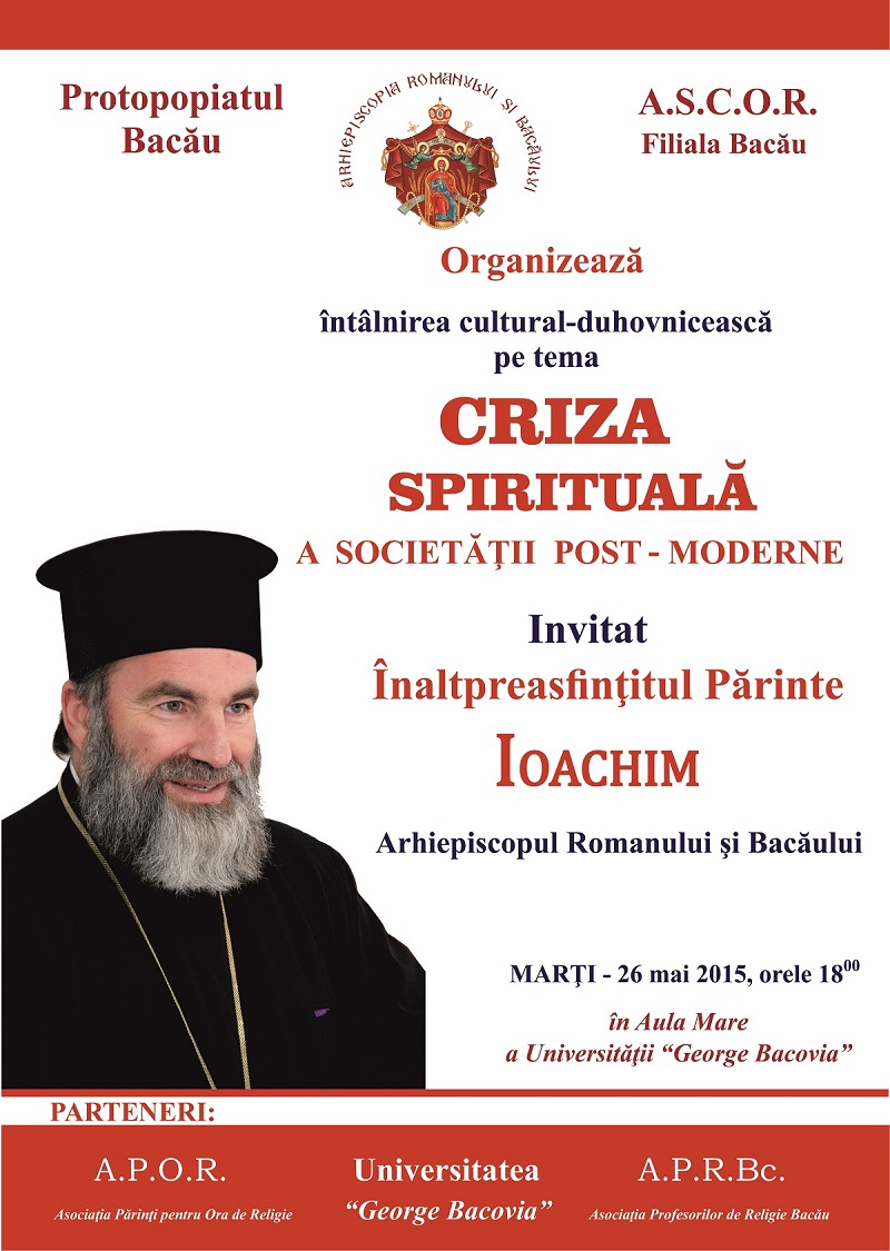 IPS Ioachim va conferenţia la Bacău