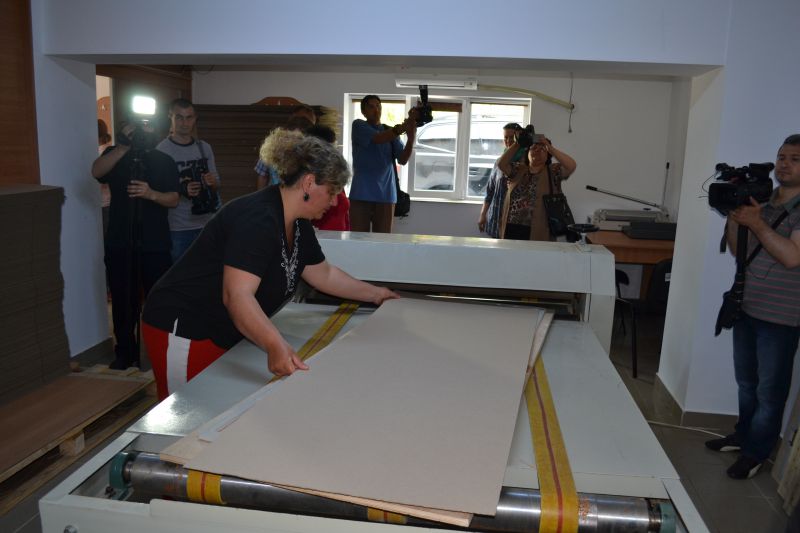 La Turnu Severin a fost inaugurat un atelier de lucru pentru nevăzători