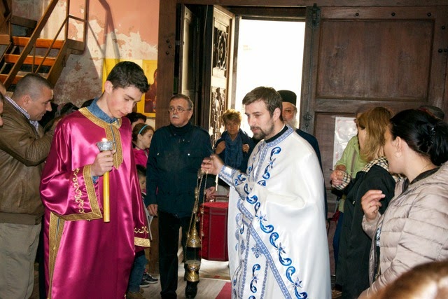 Moaştele Sfântului Ierarh Calinic de la Cernica în parohia Pinerolo