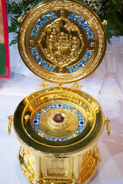 Moaştele Sfântului Ierarh Calinic de la Cernica în parohia Pinerolo