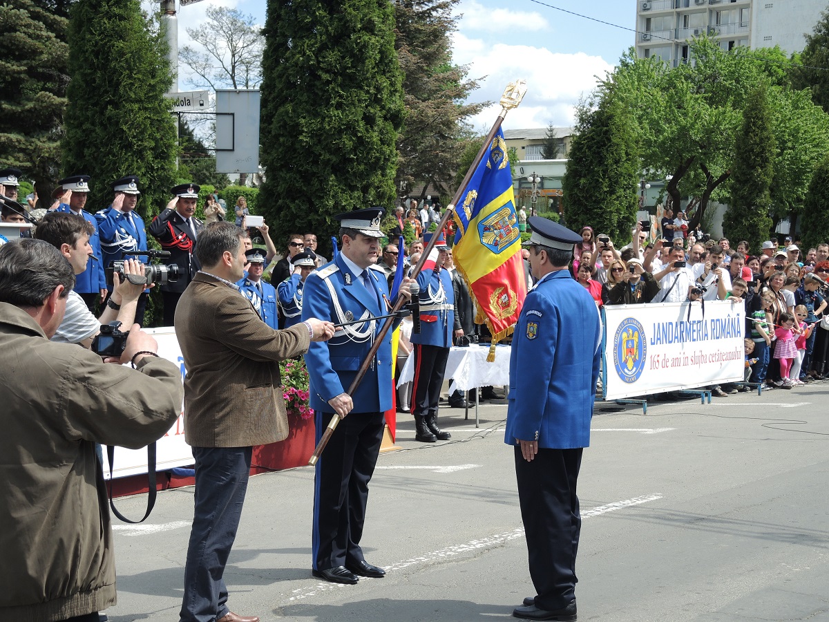 Sfințirea Drapelului de Luptă a Inspectoratului de Jandarmi Județean Neamț