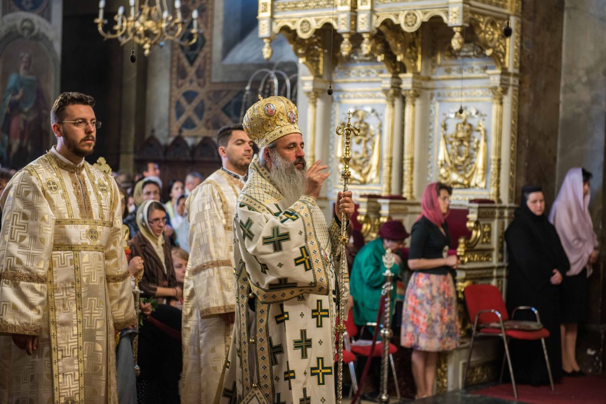 Pogorârea Duhului Sfânt la Catedrala Mitropolitană din Iași