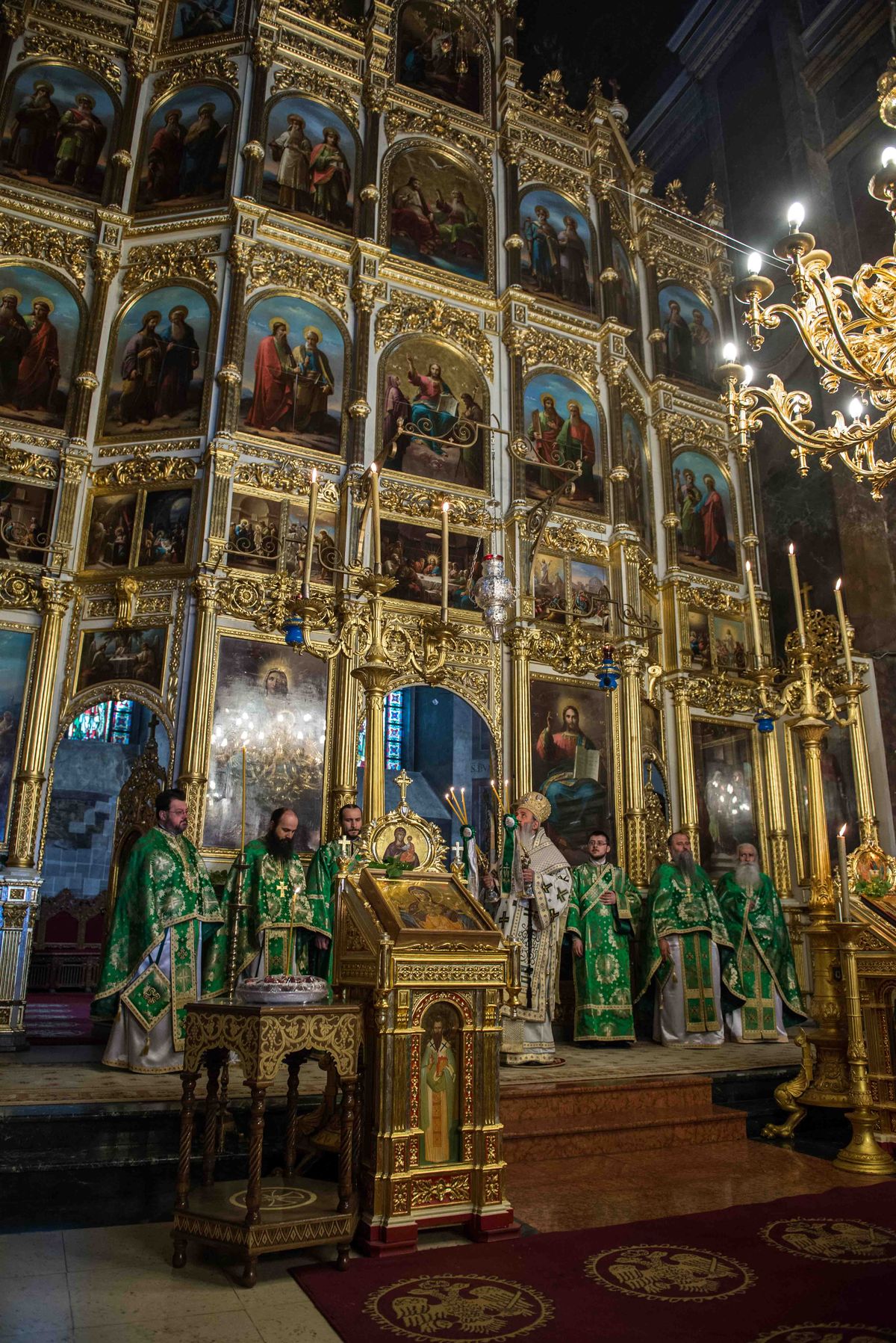 Pogorârea Duhului Sfânt la Catedrala Mitropolitană din Iași