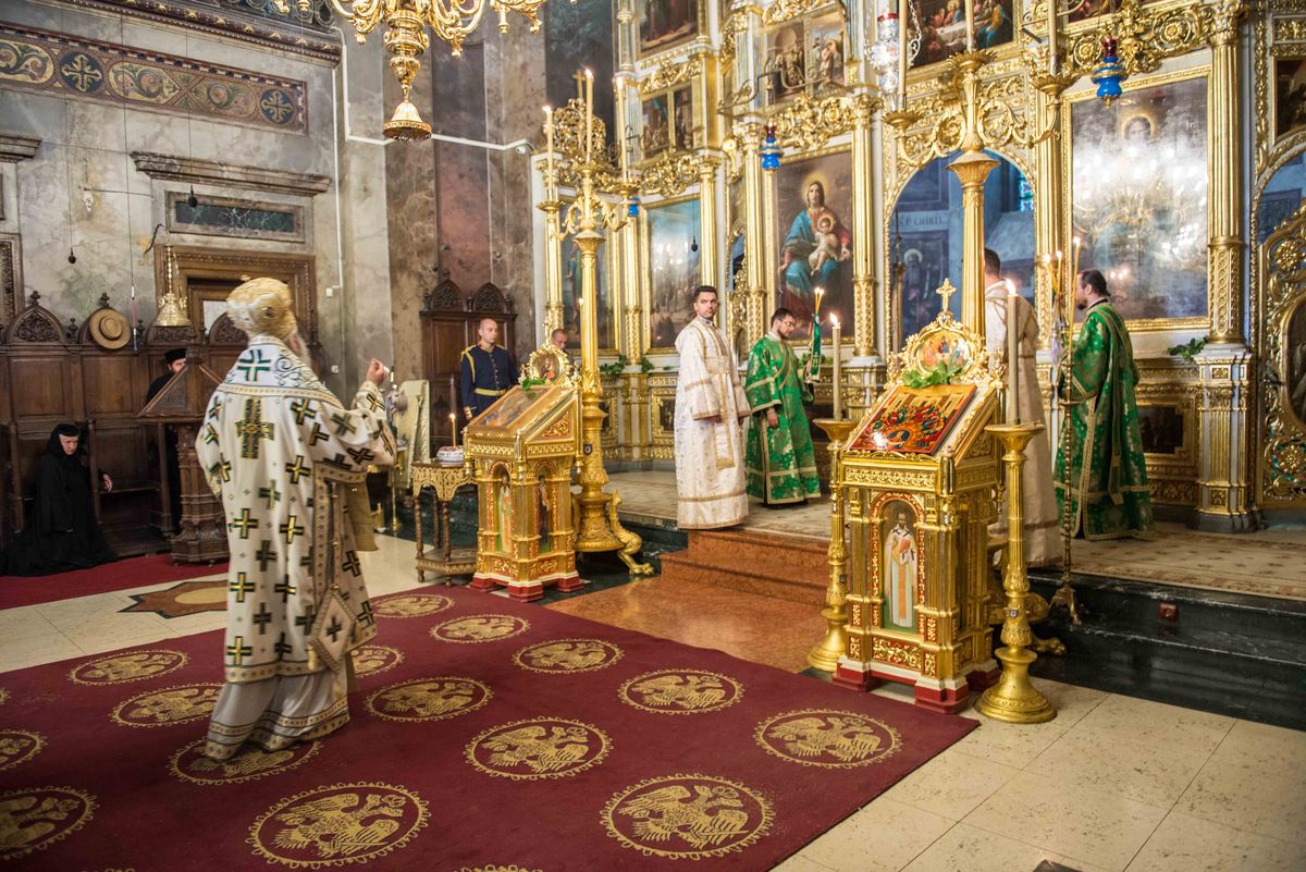 Pogorârea Duhului Sfânt la Catedrala Mitropolitană din Iași