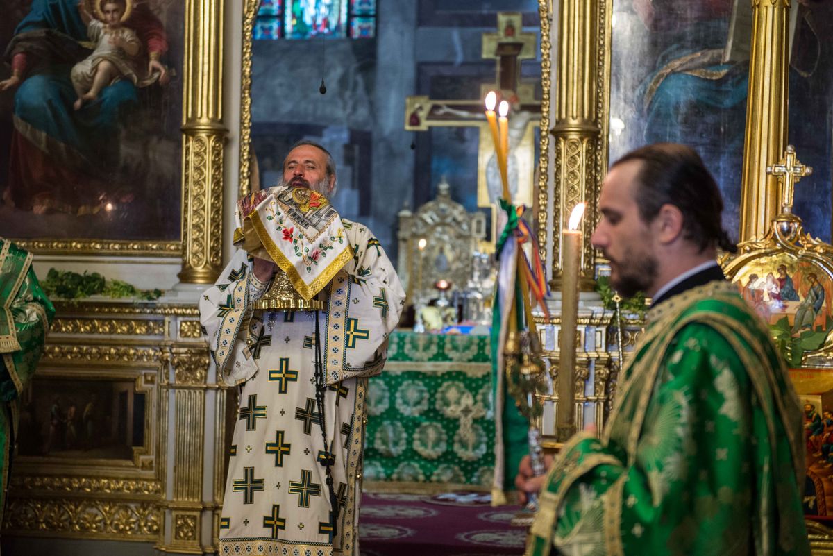 Pogorârea Duhului Sfânt la Catedrala Mitropolitană din Iași