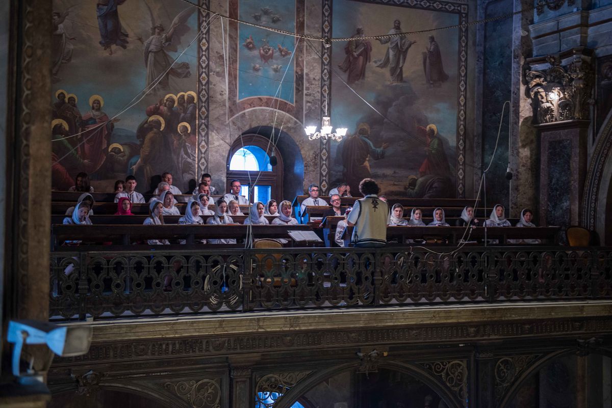 Pogorârea Duhului Sfânt la Catedrala Mitropolitană din Iași