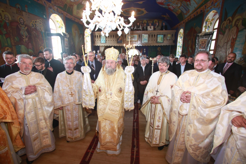 Târnosire de biserică la Șoala