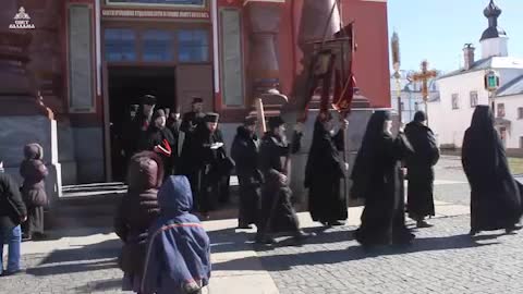 Procesiune de Paști la Mănăstirea Valaam (2015)