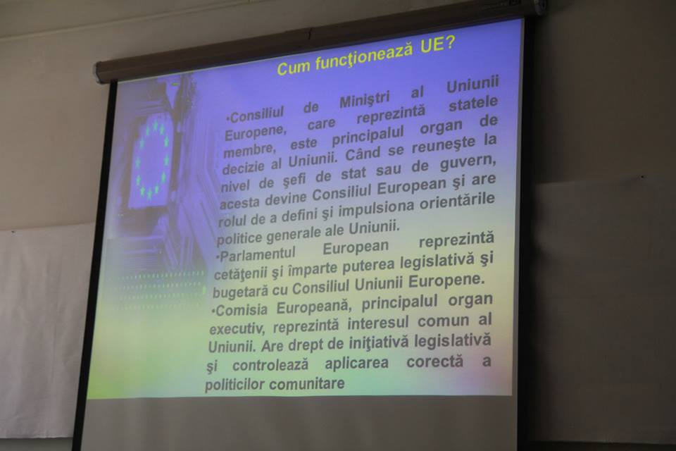Activitatea „Vreau să știu mai multe despre Europa”, la Seminarul Teologic din Dorohoi