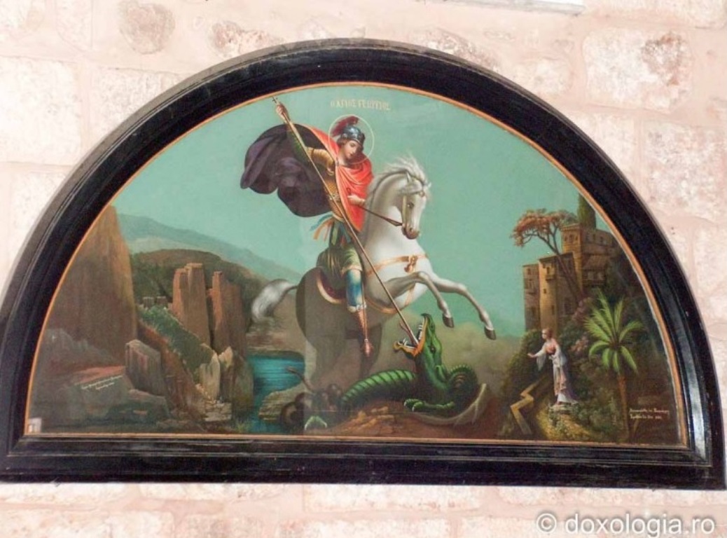 Creștini și musulmani, împreună în fața icoanei Sfântului Gheorghe