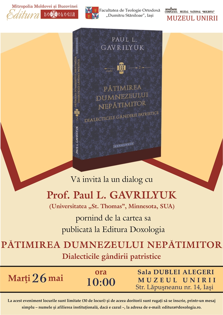 Un recunoscut profesor de la Universitatea din Minnesota (SUA) conferențiază la Iași