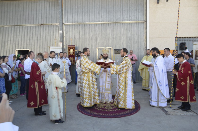 Târnosire de biserică în parohia ortodoxă din Villarobledo