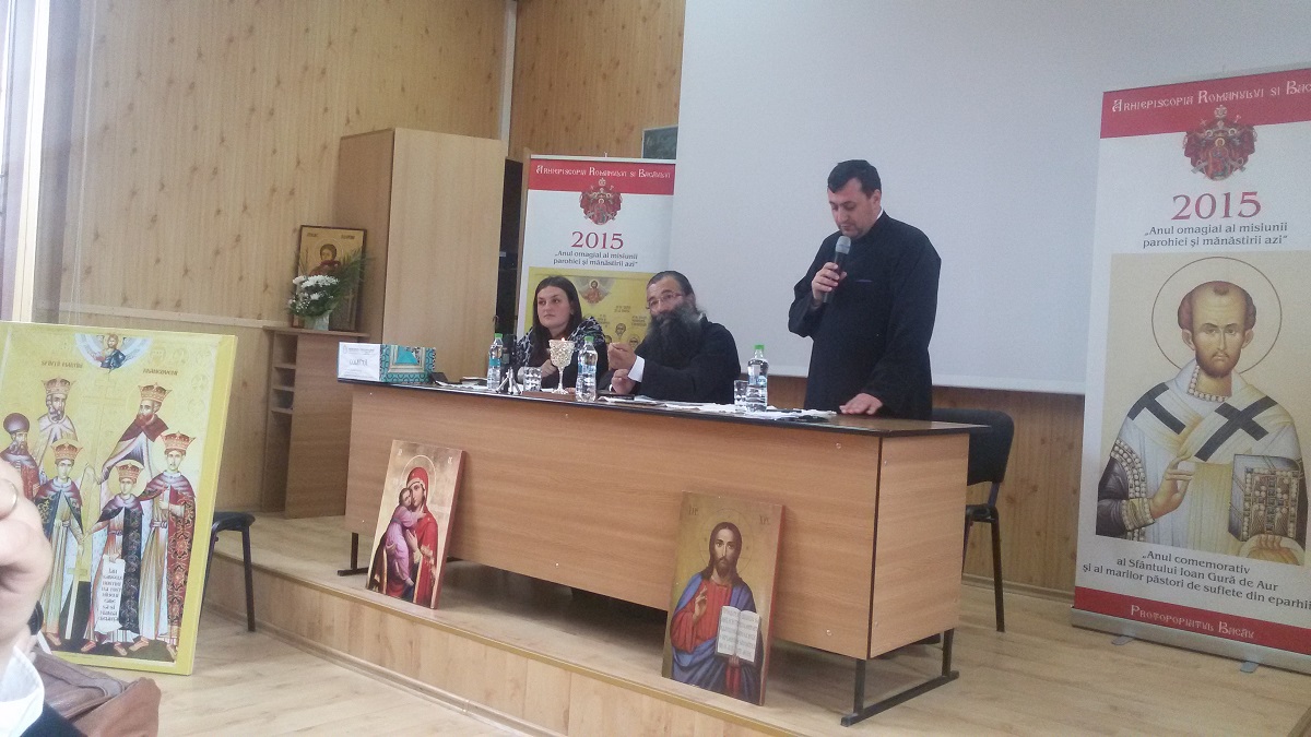 Părintele Nicolae Tănase a conferențiat la Bacău
