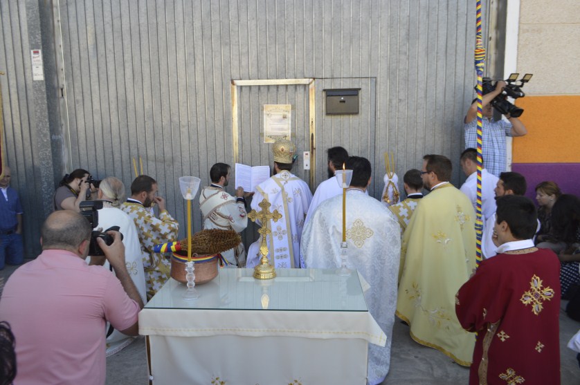 Târnosire de biserică în parohia ortodoxă din Villarobledo