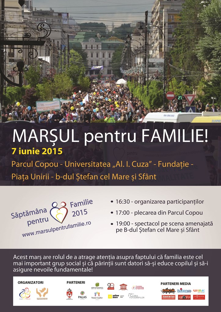 Evenimente dedicate Familiei la Iași