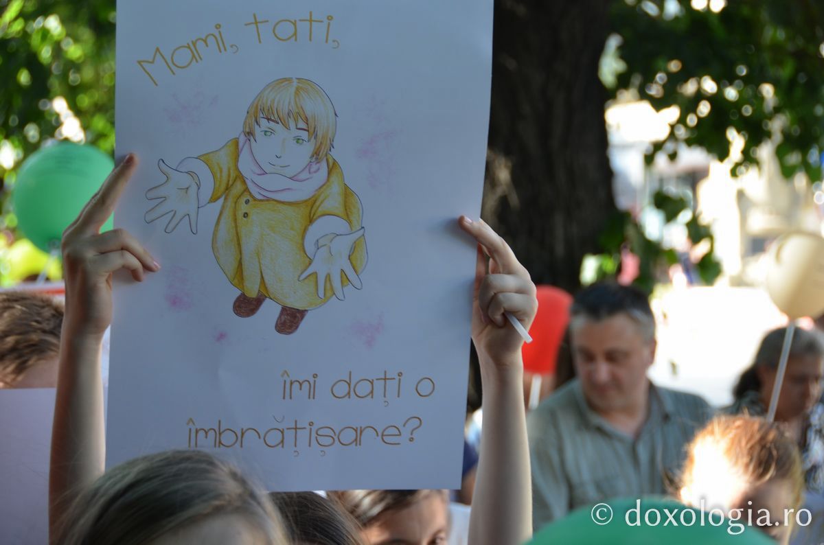 Marș pentru susținerea familiei tradiționale