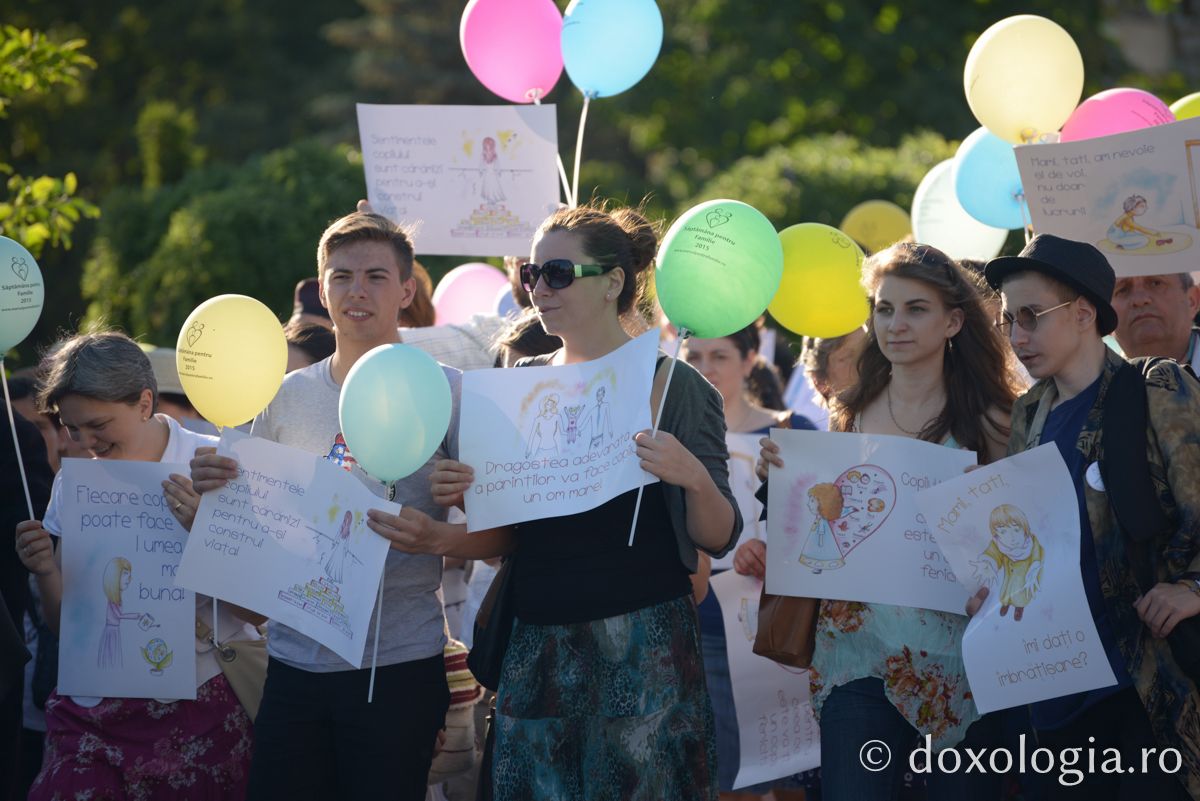 Marș pentru susținerea familiei tradiționale