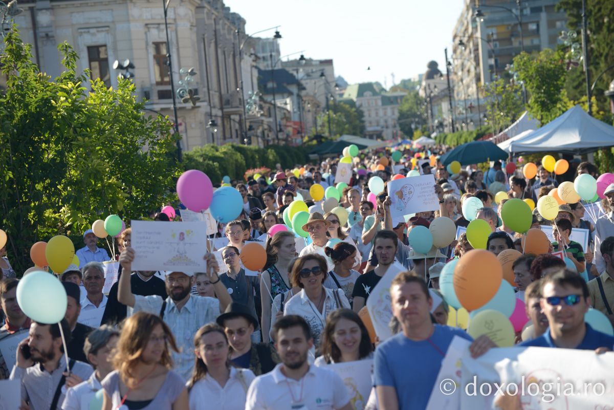 Marș pentru susținerea familiei tradiționale