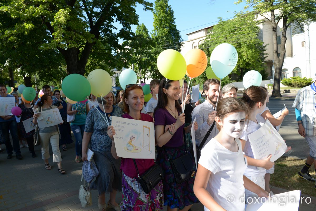 Marș pentru susținerea familiei tradiționale