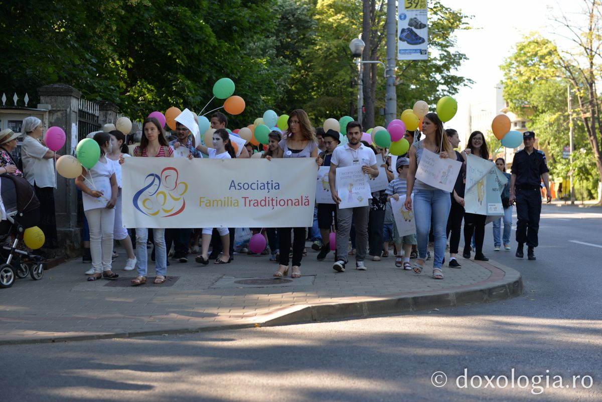 Marș pentru susținerea familiei tradiționale