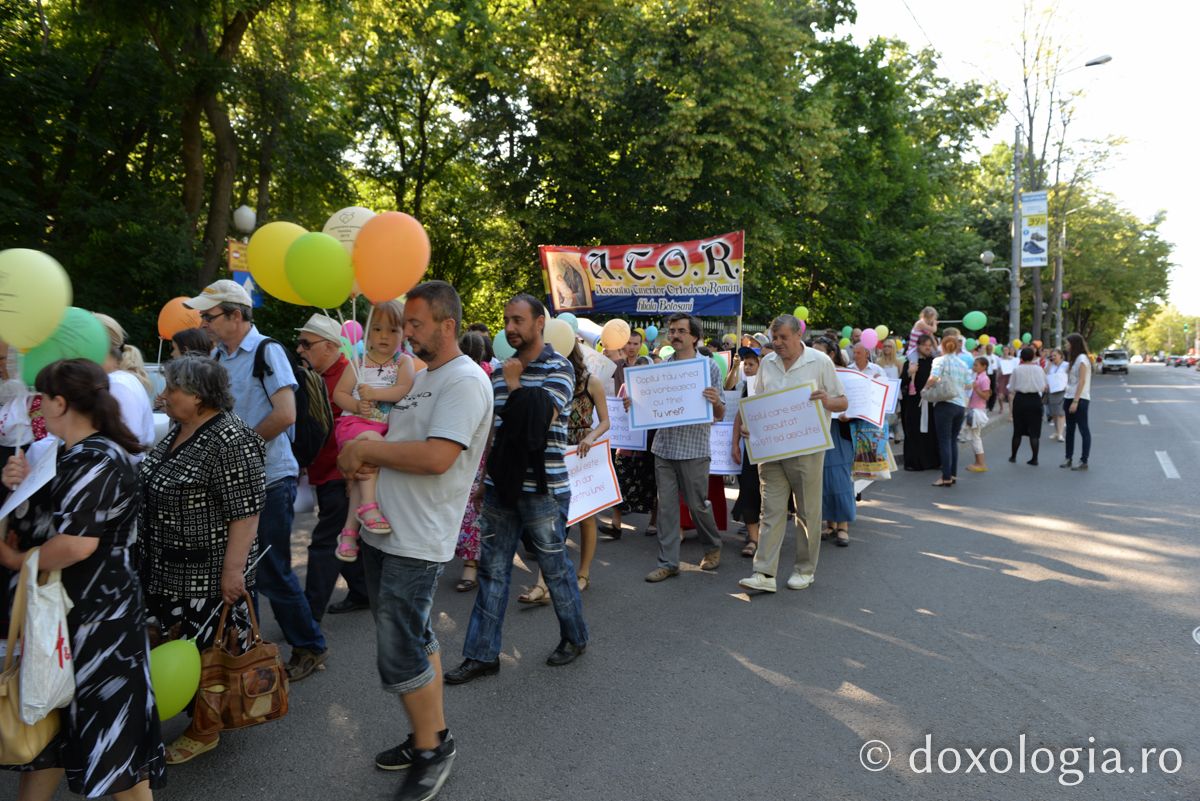 Marș pentru susținerea familiei tradiționale