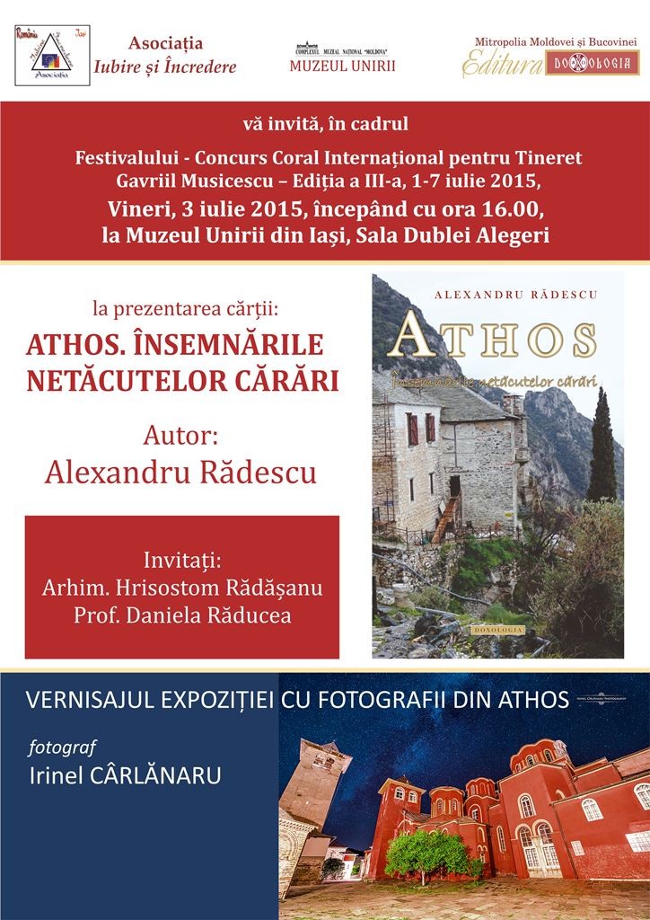 Lansare de carte și expoziție de fotografie la Muzeul Unirii