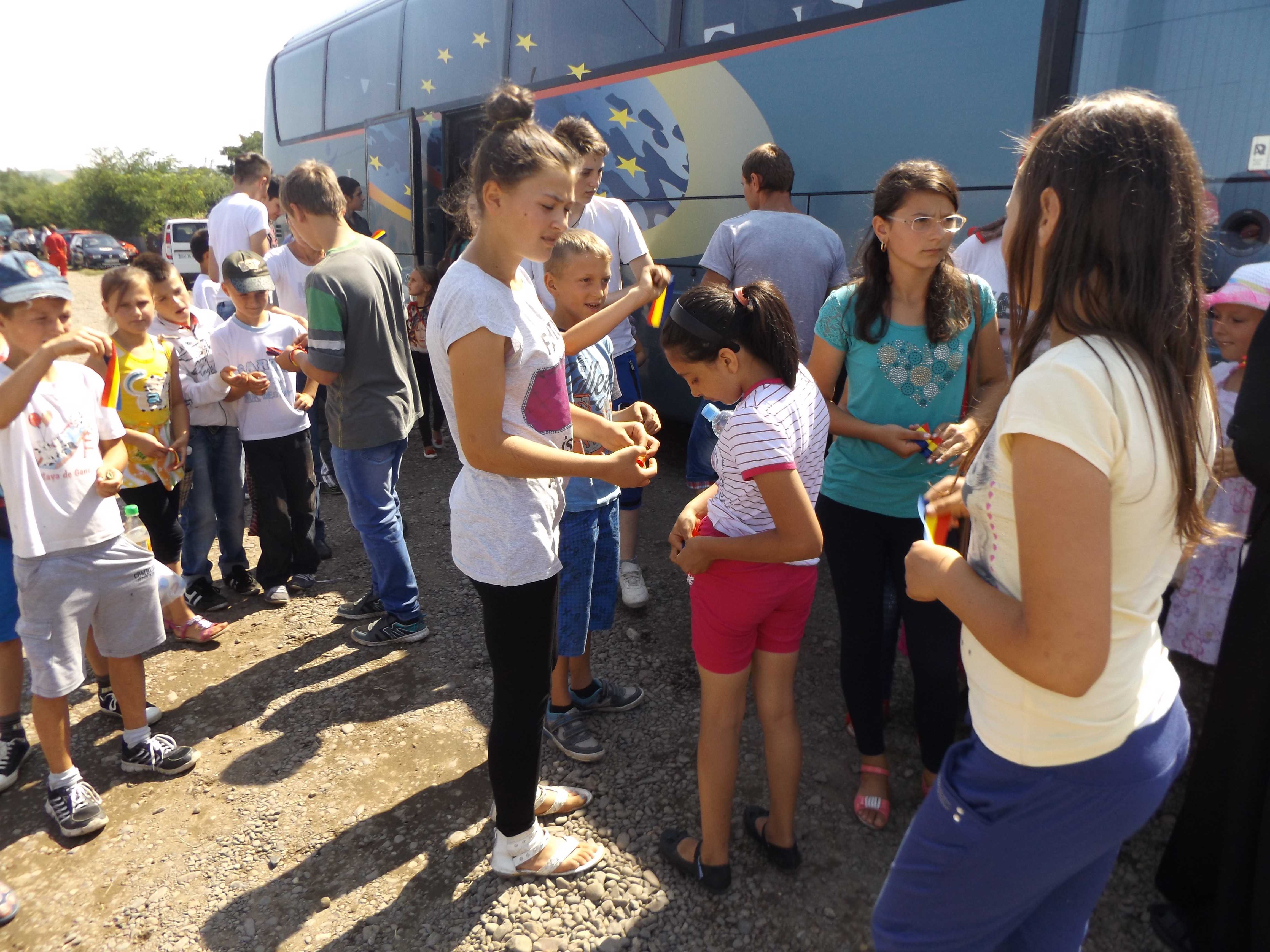 Tabăra din pridvorul satului Horodiştea, la final Tabăra din pridvorul satului Horodiştea, la final