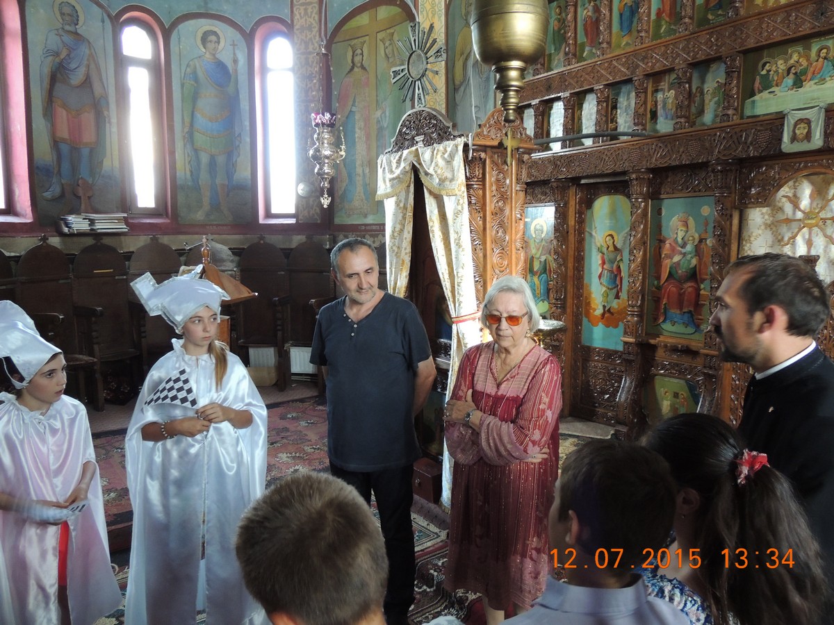 Elisabeta Polihroniade, în vizită la Școala de vară Băsești