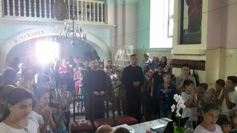 Şcoală de vară, în Parohia Horia