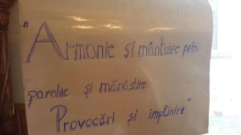 Dezbaterea „Armonie şi mântuire prin biserică si mănăstire. Provocări şi împliniri“, la Parohia Filioara